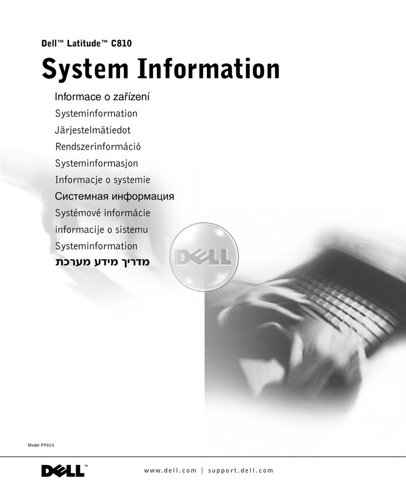 Dell Latitude C810 User guide