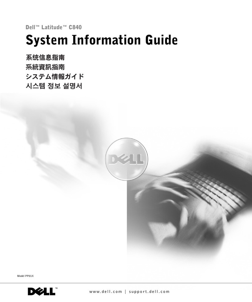 Dell Latitude C840 User guide