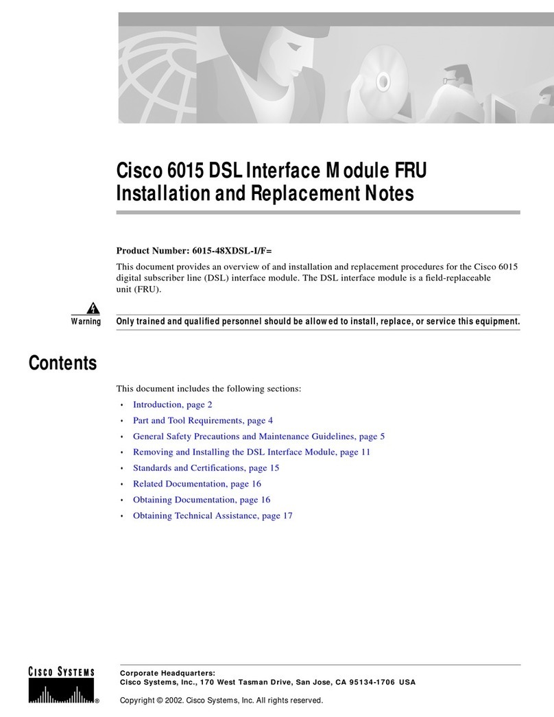 Cisco 6015 Use and care manual Cisco 6015 Use and care manual