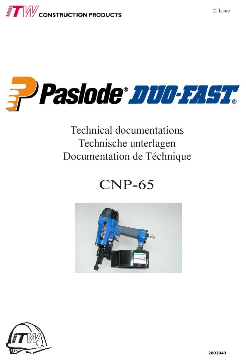 ITW Paslode DUO-FAST CNP-65 User manual