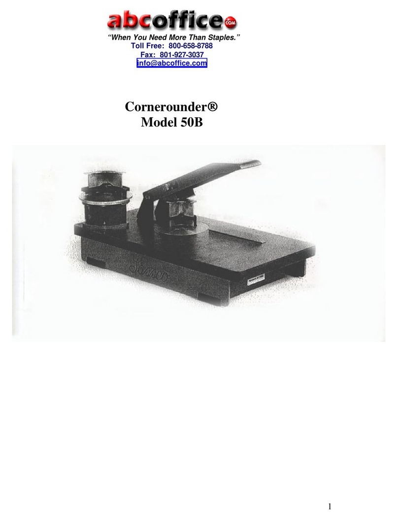 Lassco Cornerounder 50B quick start guide