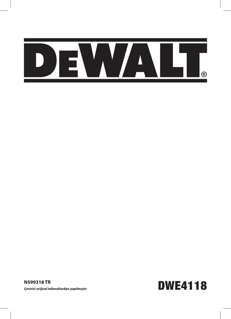 DeWalt DWE4118 Original instructions