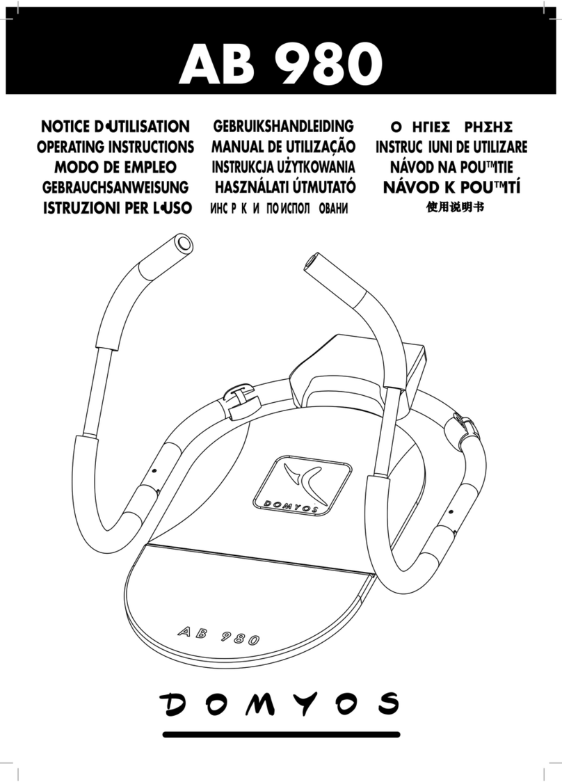 Domyos AB 980 User manual