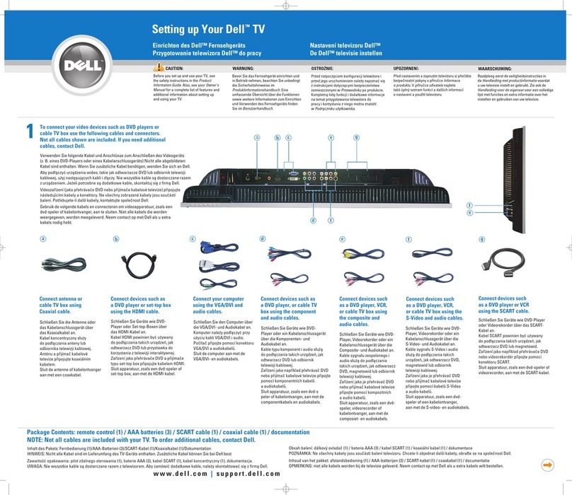 Dell W3706C User instructions