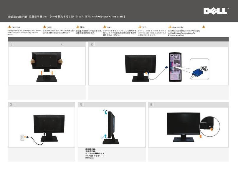 Dell E1709WFP User instructions
