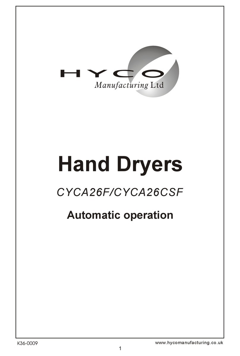 Hyco CYCA26F Service manual