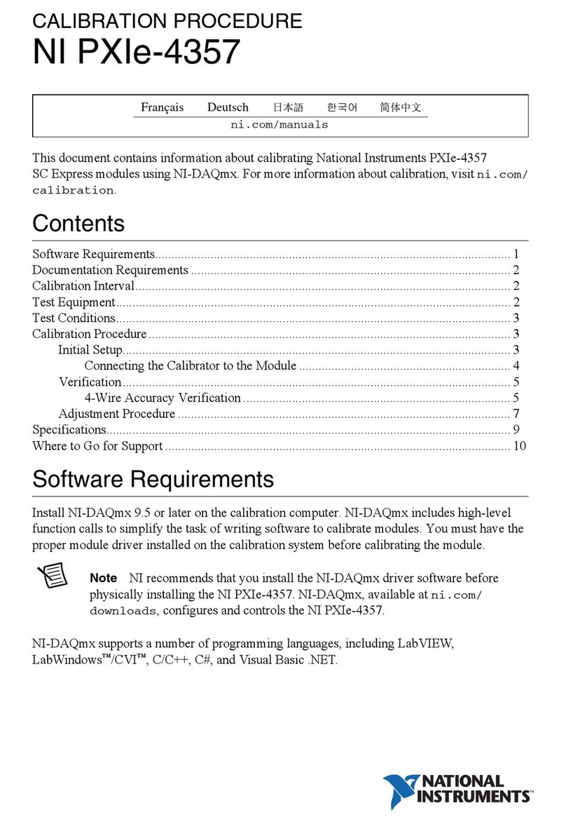 National Instruments PXIe-4357 Manual