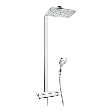 Hans Grohe Raindance Select Showerpipe 27112000 Manual