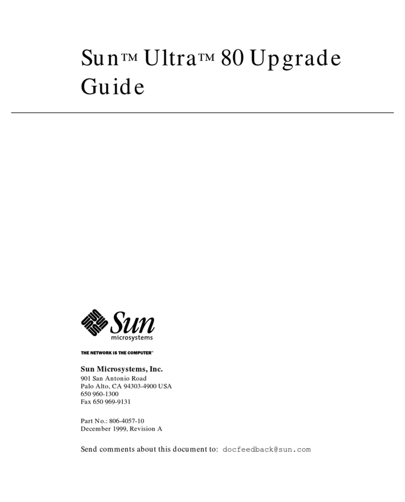 Sun Microsystems Ultra 80 Installation and operation manual