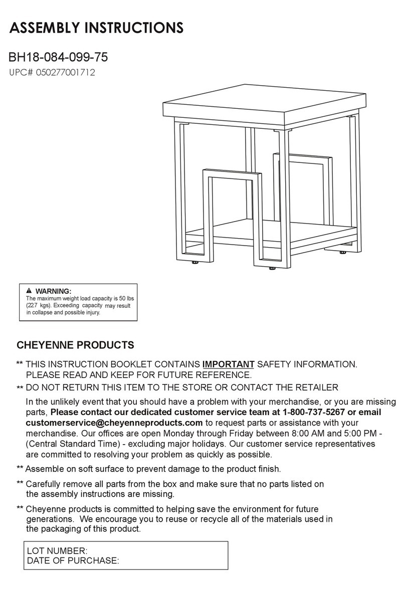 Better Homes and Gardens BH18-084-099-75 Assembly instructions Better Homes and Gardens BH18-084-099-75 Assembly instructions
