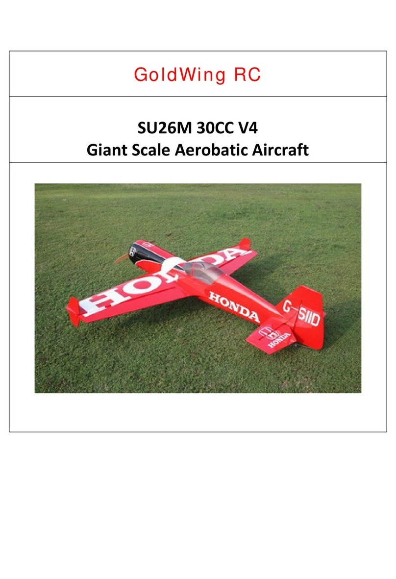 Goldwing RC SU26M 30CC V4 User manual