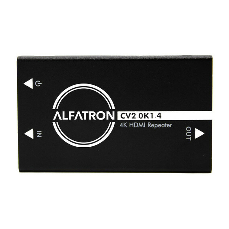 ALFAtron CV2.0K1.4 User manual