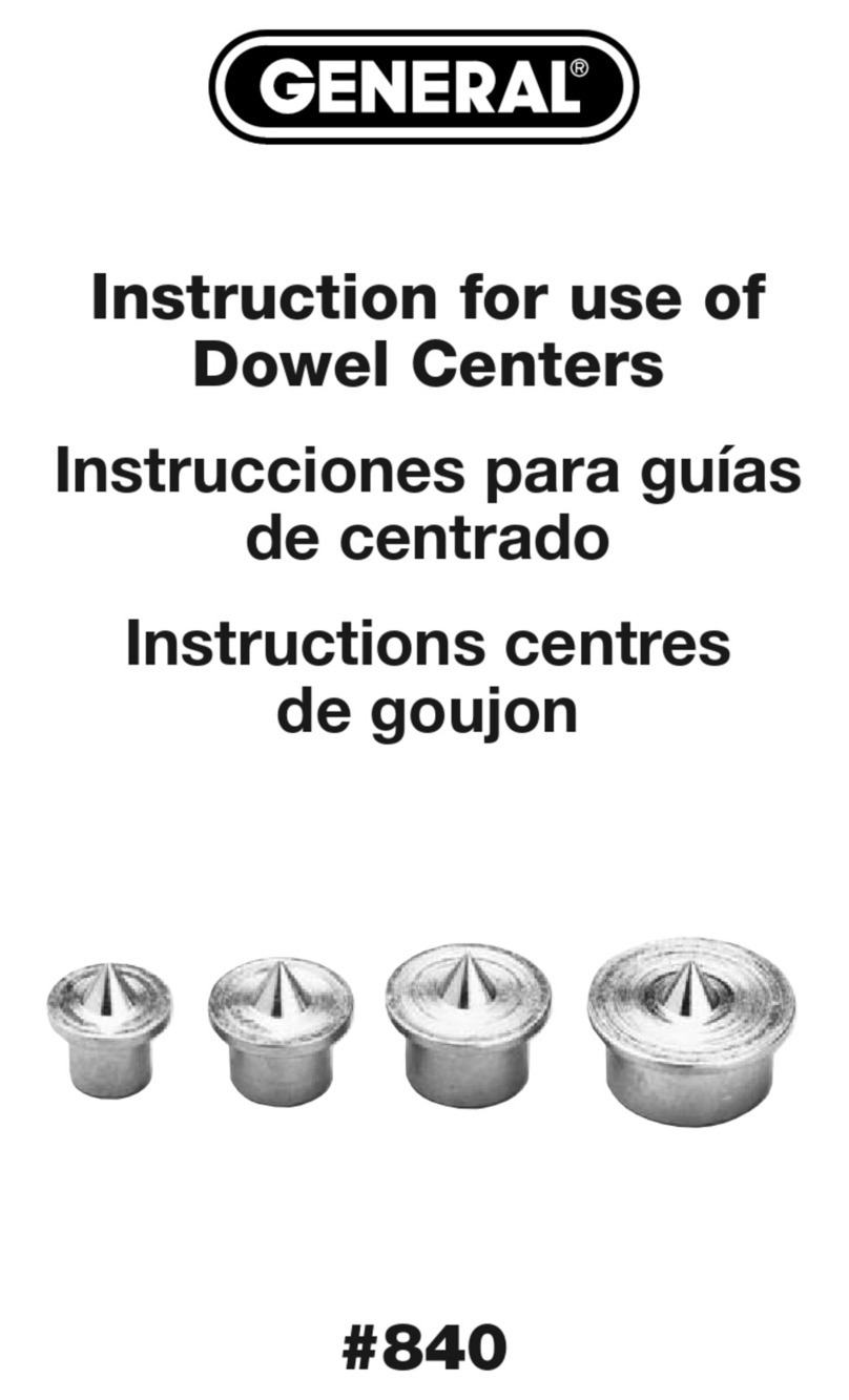 General 840 Instructions for use
