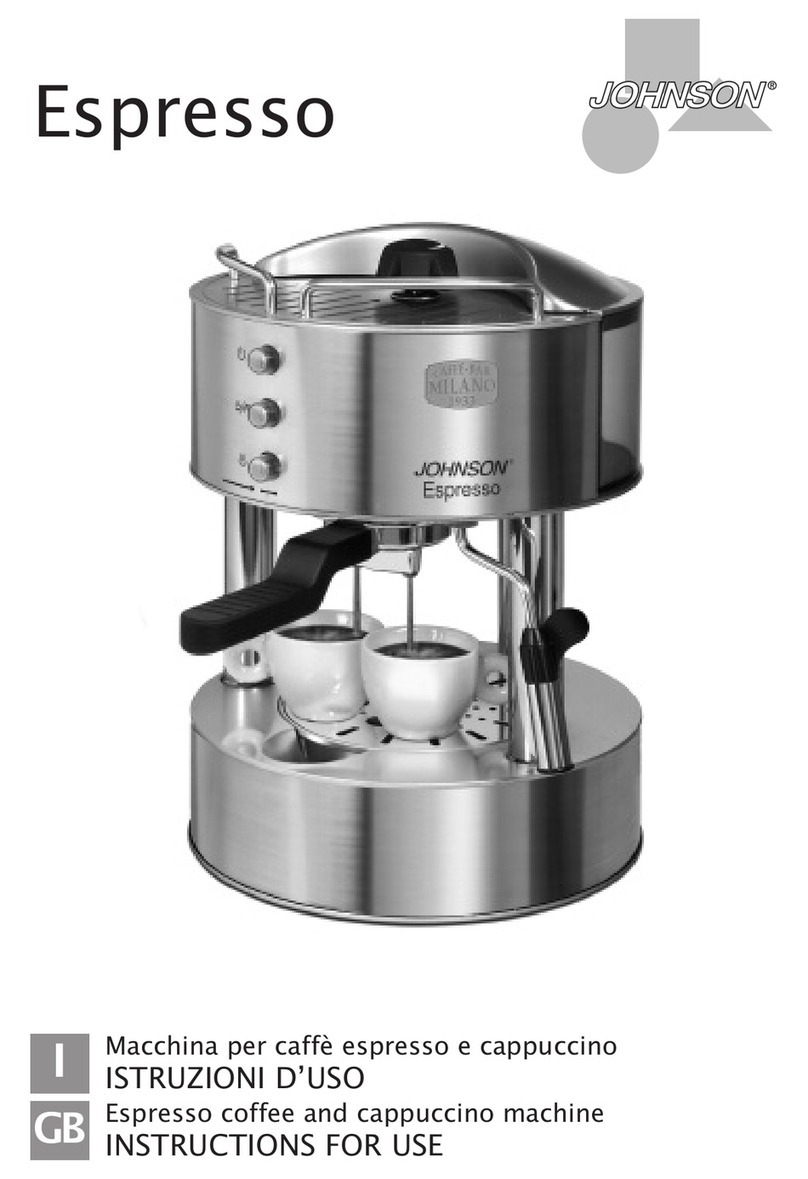 Johnson Espresso User manual