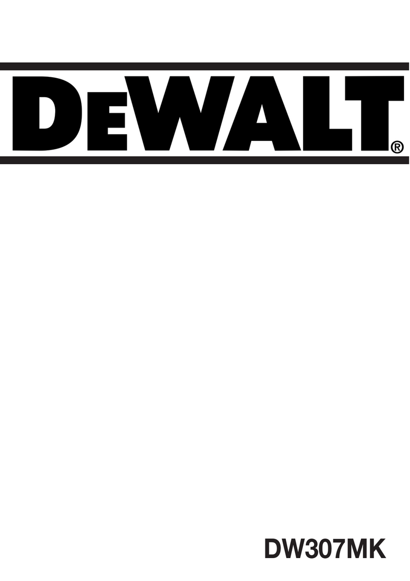 DeWalt DW307MK User manual