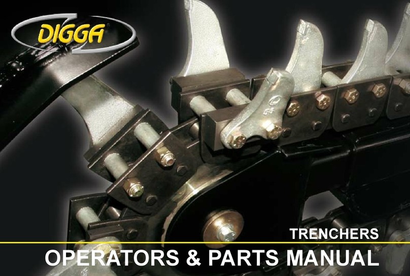 Digga Mini Trencher Programming manual