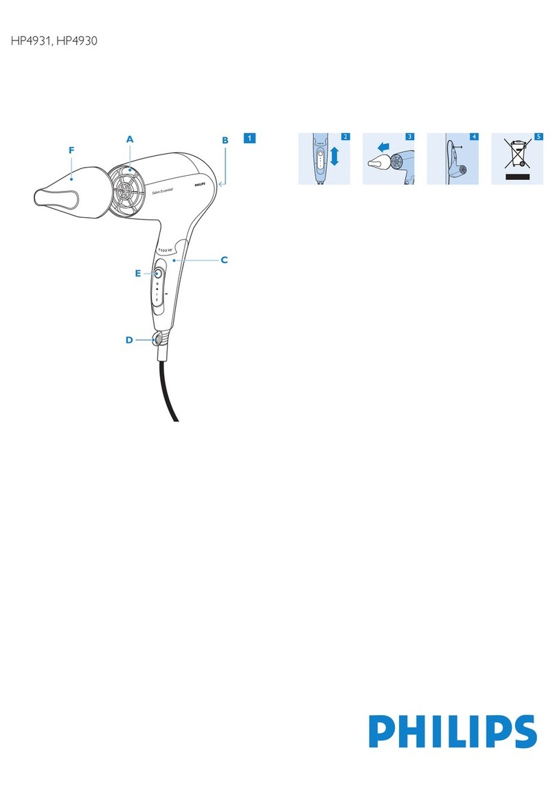 Philips HP4930 User manual Philips HP4930 User manual