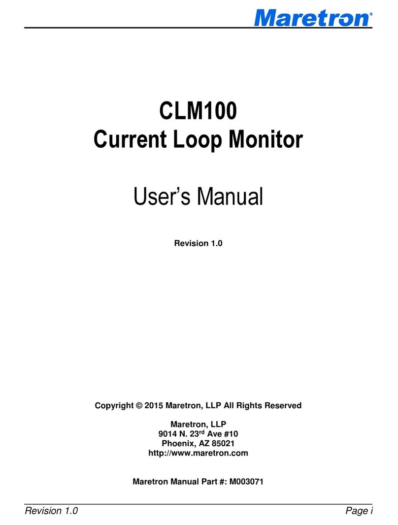 Maretron CLM100 user manual