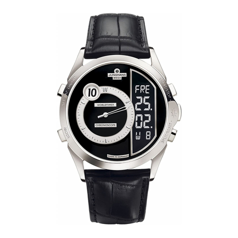 Junghans Worldtimer Chronoscope User manual