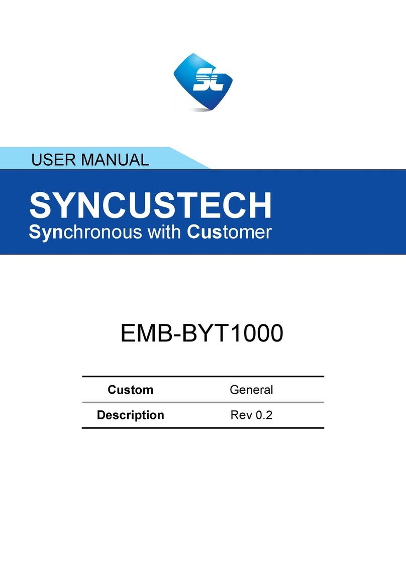 SyncusTech EMB-BYT1000 user manual