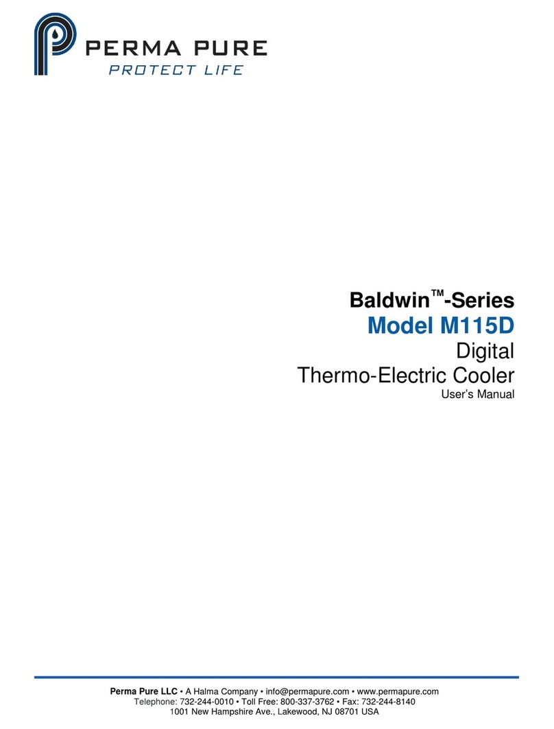 Perma Pure Baldwin series user manual