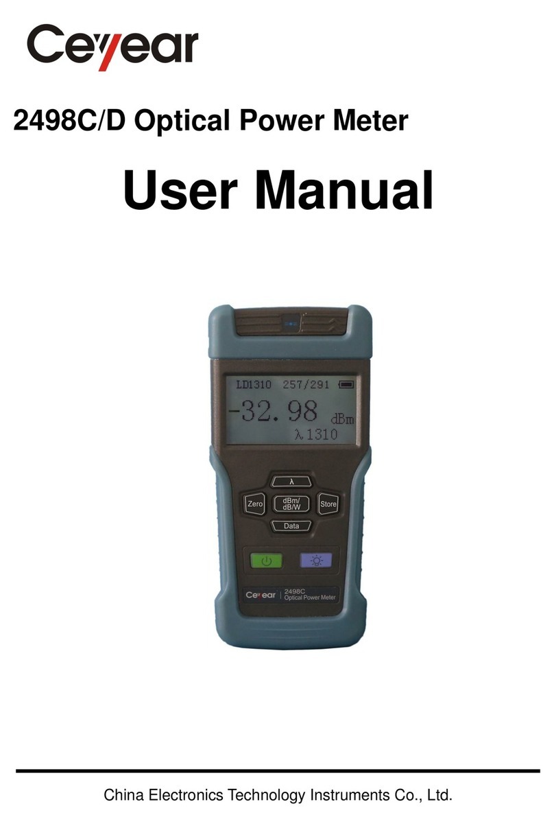 Ceyear 2498C User manual