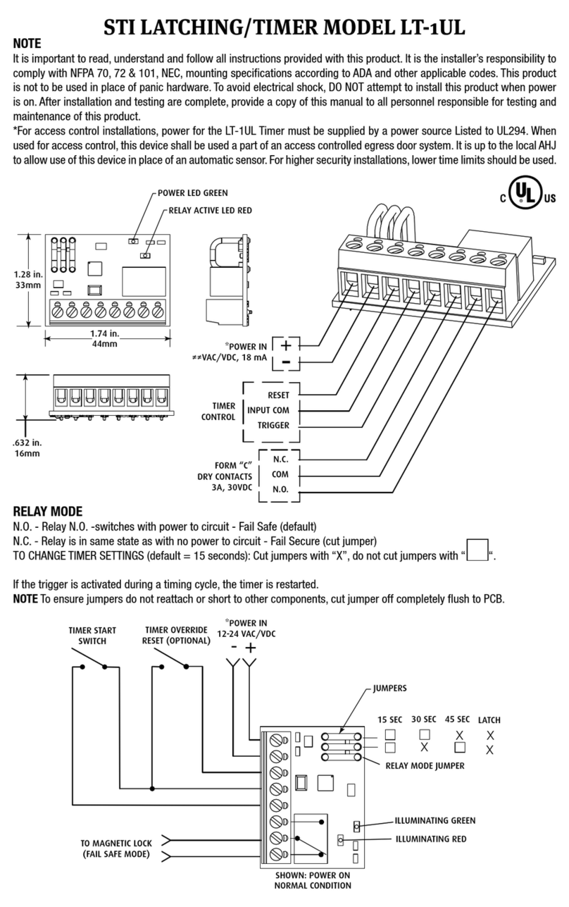 STI LT-1UL User manual