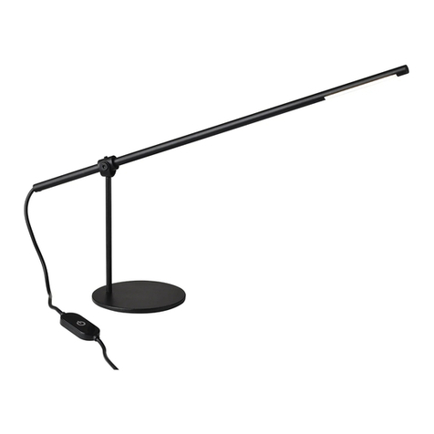Lucci LEDlux STEM LED TABLE LAMP Series installation instructions