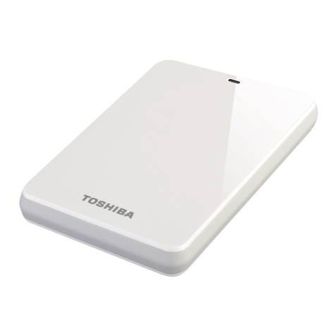 Toshiba STOR.E CANVIO Use and care manual