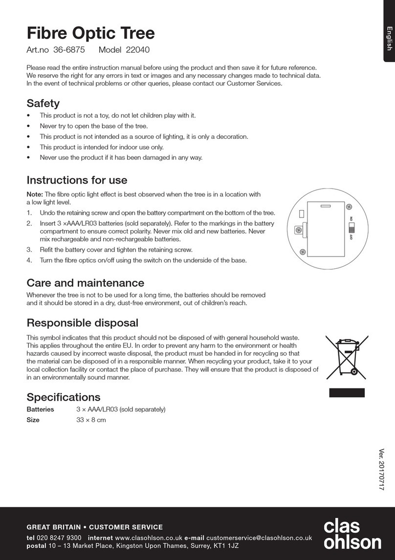 Clas Ohlson 22040 manual
