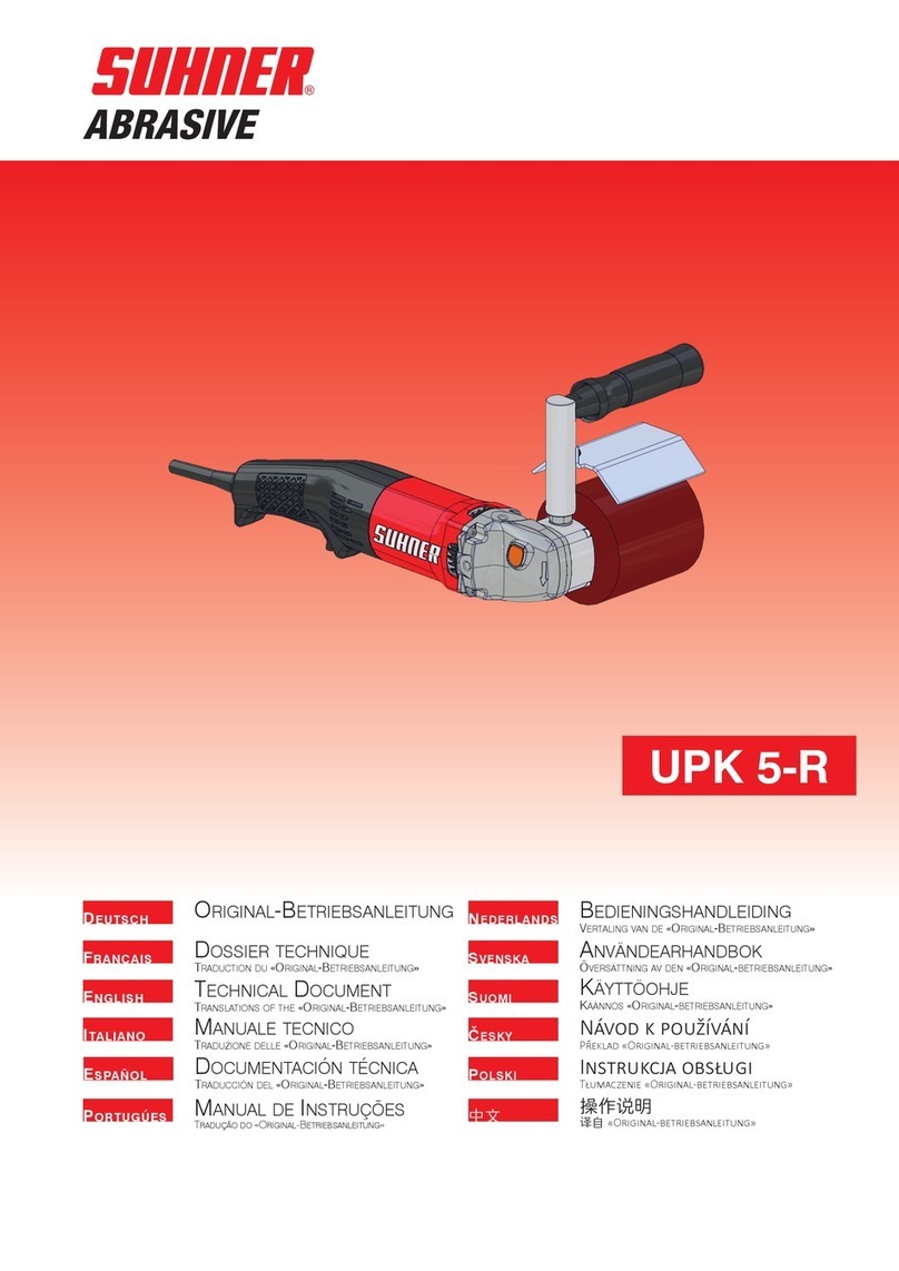 SUHNER ABRASIVE UPK 5-R Technical document