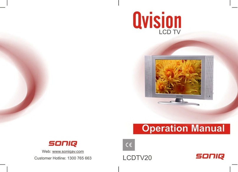 SONIQ Qvision LCDTV20 User manual