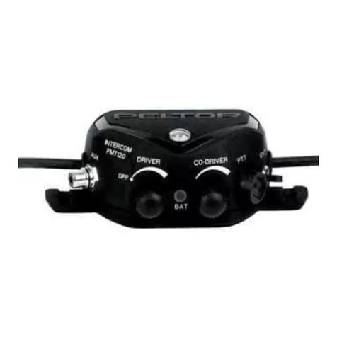 Peltor FMT120 User manual