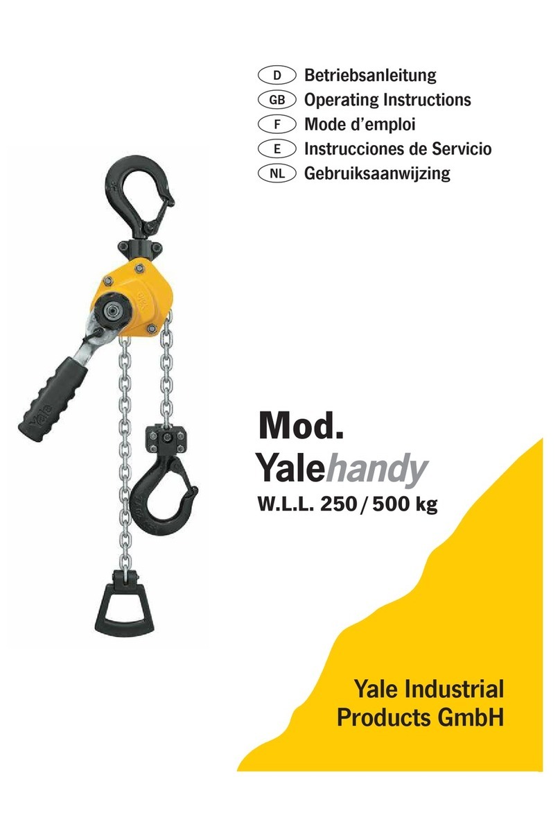Yale Yalehandy User manual
