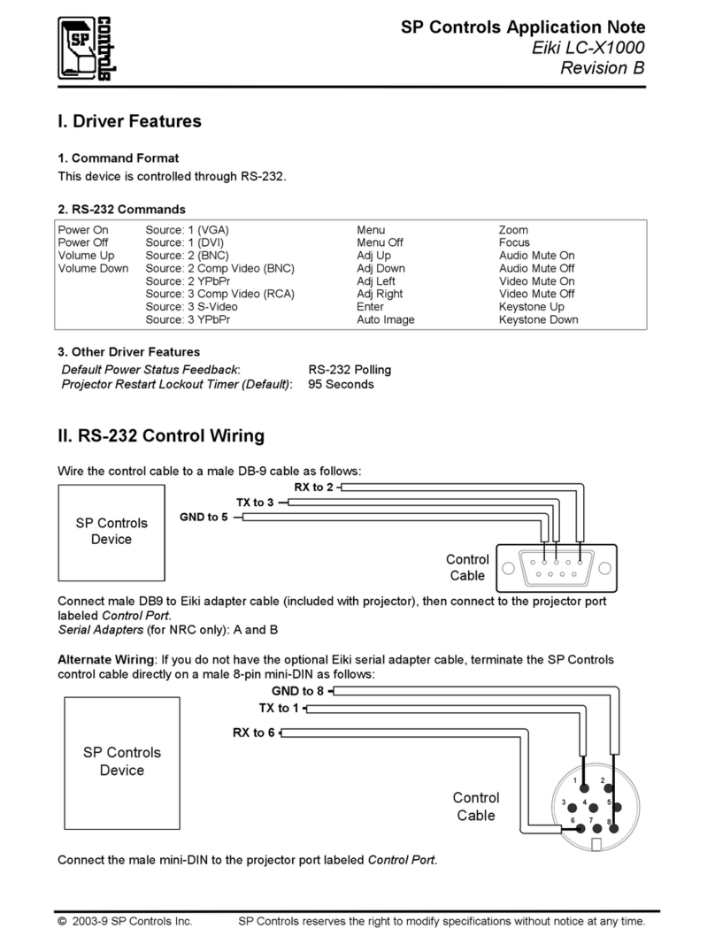 Eiki LC-X1000 Installation and operating instructions Eiki LC-X1000 Installation and operating instructions