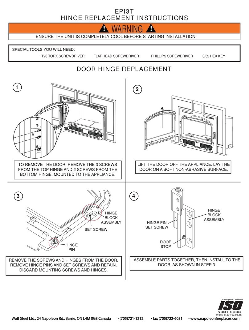 Napoleon EPI3T Replacement instructions