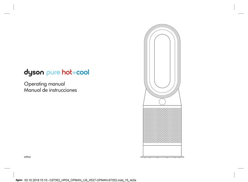 Dyson pure hot+cool operating manual