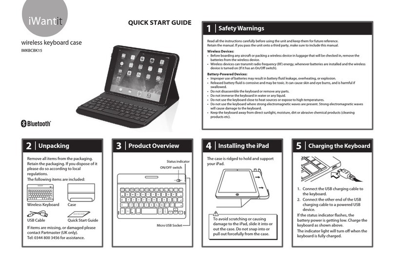iWantit IMKBCBK15 User manual
