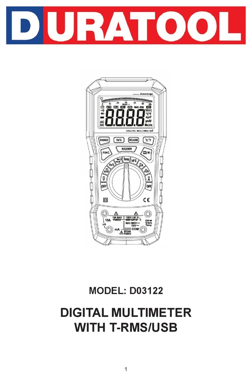 Duratool D03122 manual