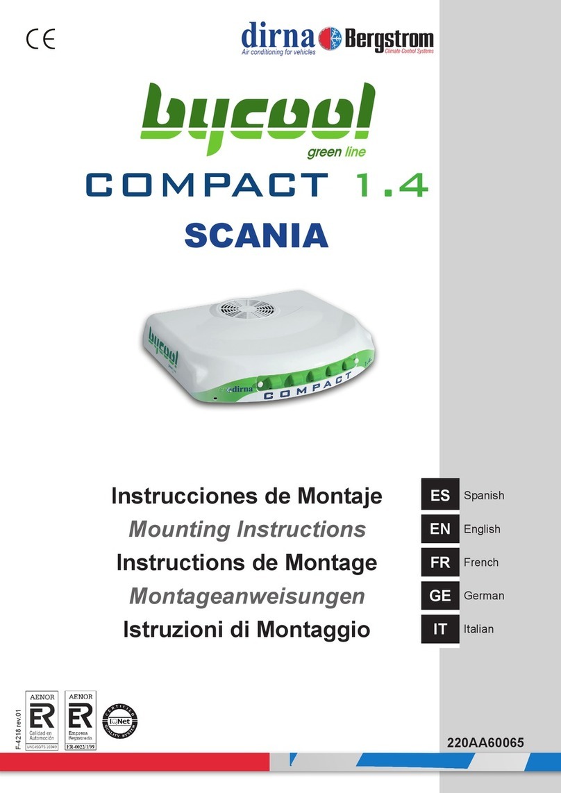 dirna Bergstrom bycool green line COMPACT 1.4 User manual dirna Bergstrom bycool green line COMPACT 1.4 User manual