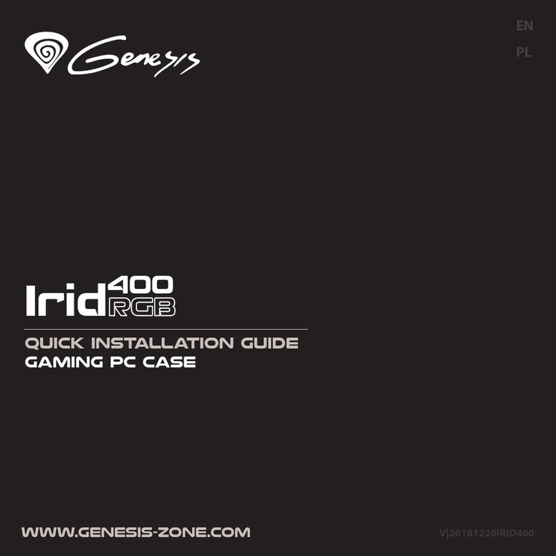 Genesis Irid 400 RGB User manual Genesis Irid 400 RGB User manual
