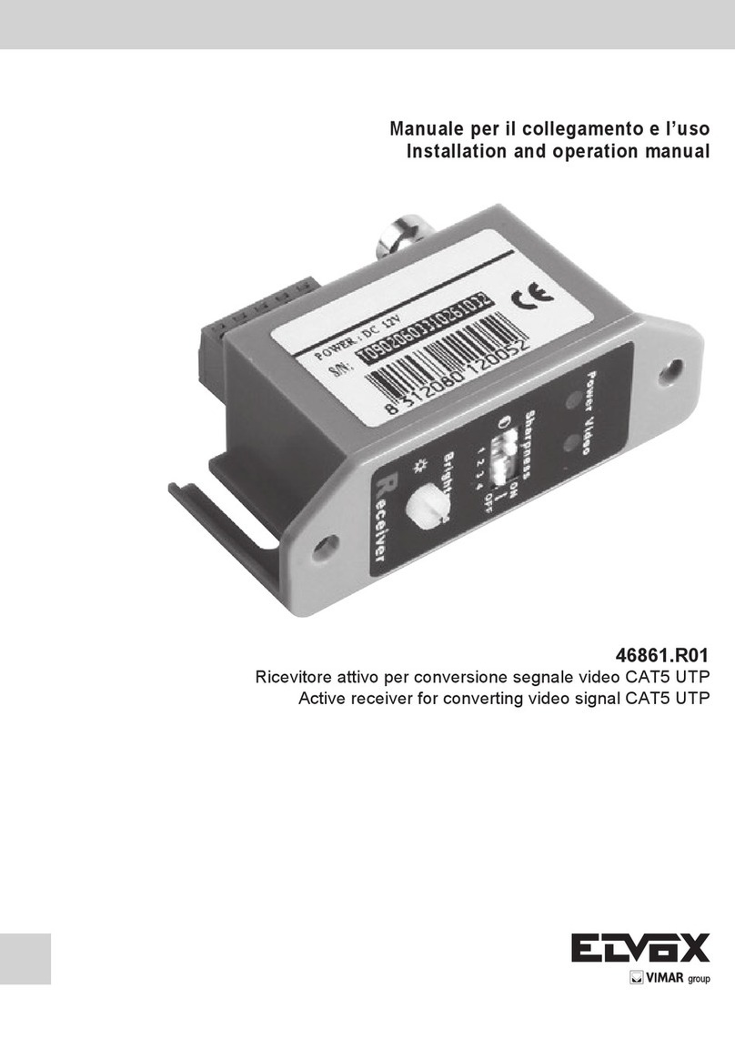 Vimar Elvox 46861.R01 User manual