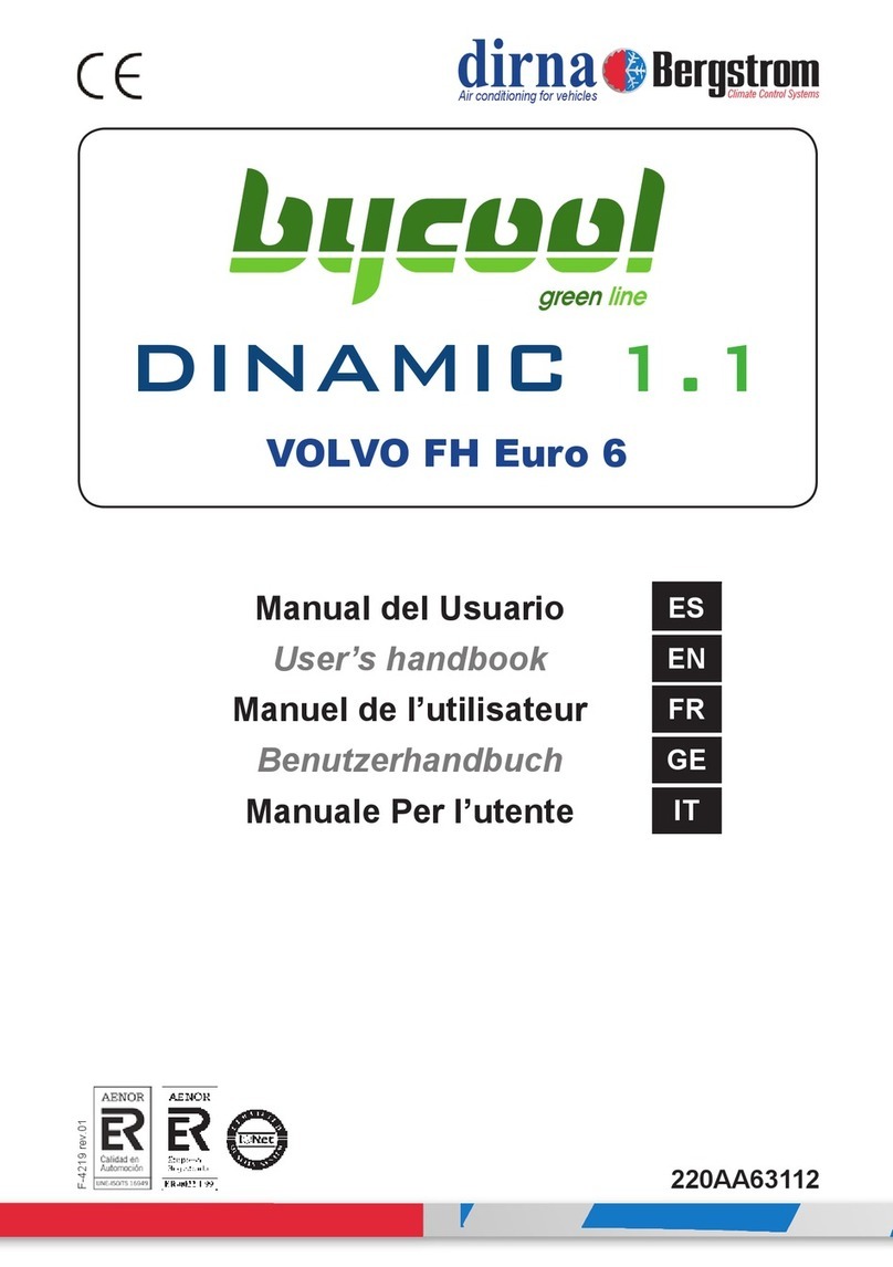 dirna Bergstrom Bycool Green Line Dinamic 1.1 Instruction Manual