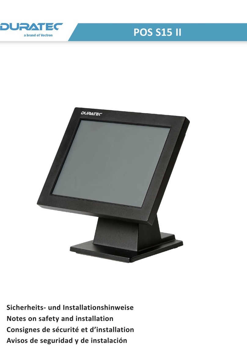 Vectron Duratec POS S15 II Setup guide