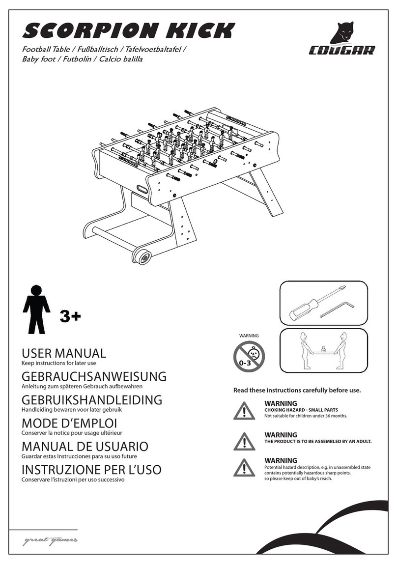 COUGAR Scorpion Kick User manual