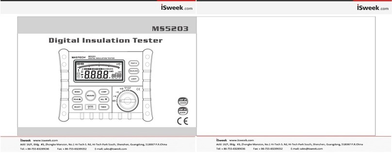 isweek Mastech MS5203A manual