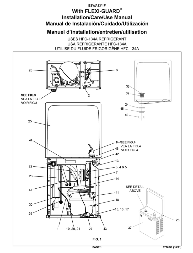 Elkay ESWA13 1F Series Installation manual