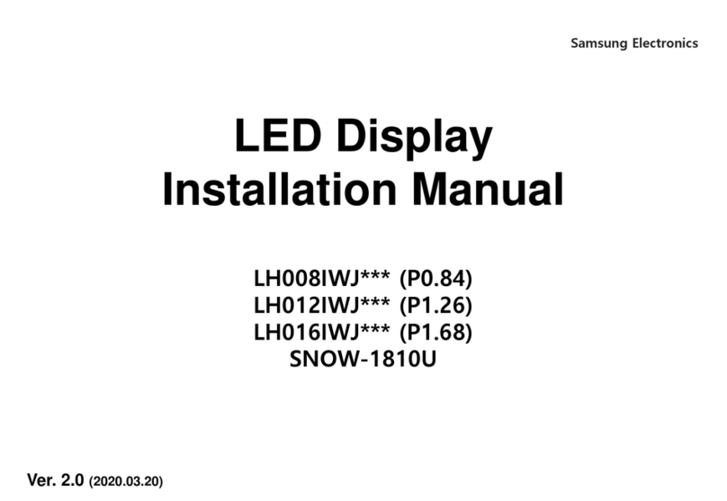 Samsung LH008IWJ Series User manual