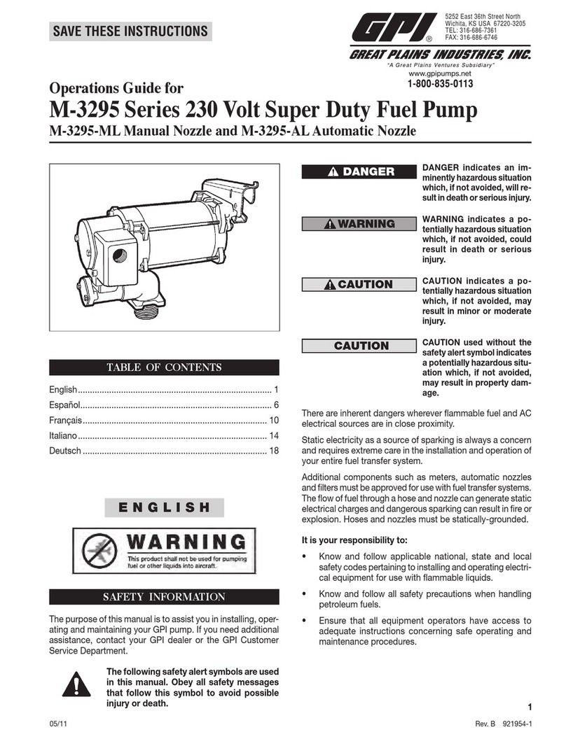 GPI M-3295 Series User manual
