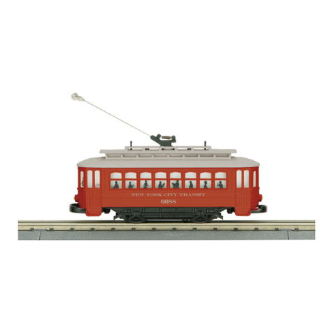 MTHTrains Rail King Trolley Car Set operating instructions
